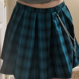 plaid skater skirt